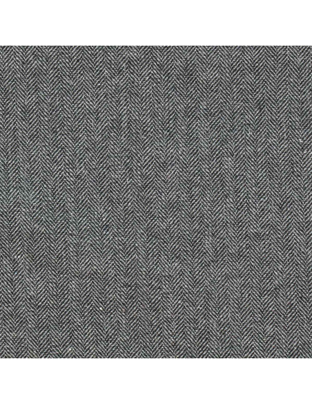 Tweed-Wollstoff für Mantel - Hellgrau