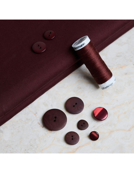 Wasserabweisender Baumwollstoff Trench Crispy Brownie - Atelier Brunette