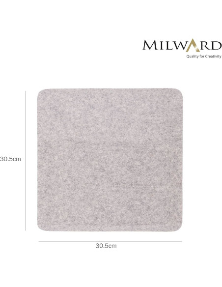 Bügelmatte aus Wolle 30,5 cm x 30,5 cm Milward