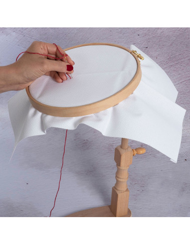 Untertisch-Stickrahmen mit Milward-Stickring
