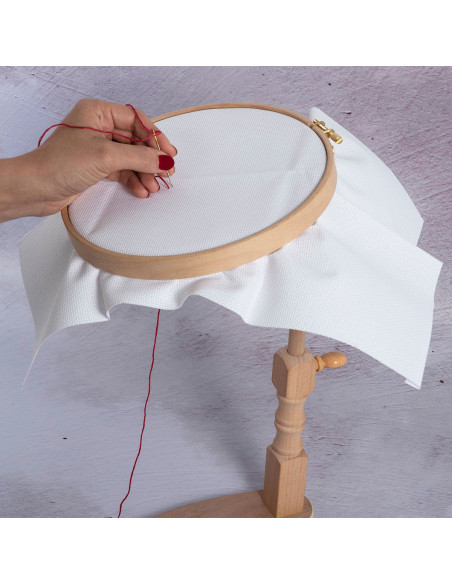 Untertisch-Stickrahmen mit Milward-Stickring