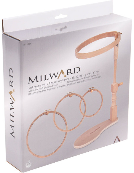 Untertisch-Stickrahmen mit 3 Stickringen von Milward