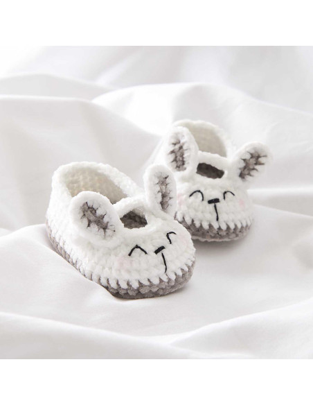 Häkelset Baby Booties - Hase