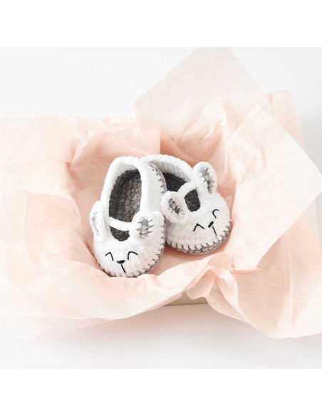 Häkelset Baby Booties - Hase