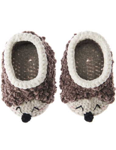 Häkelset Baby Booties - Igel