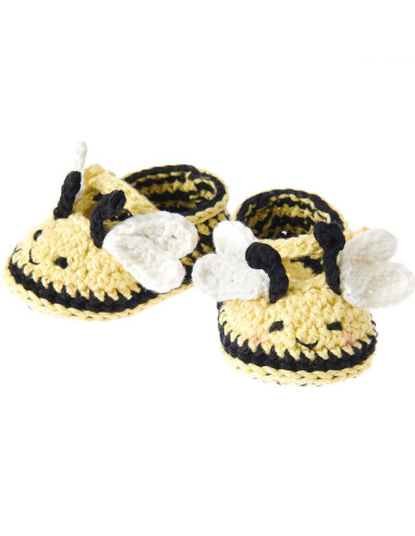 Häkelset Baby Booties - Biene