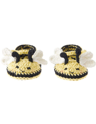 Häkelset Baby Booties - Biene
