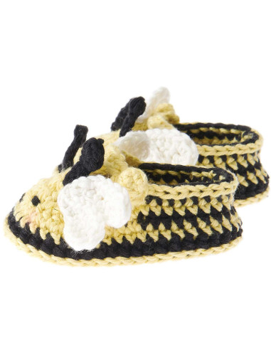 Häkelset Baby Booties - Biene