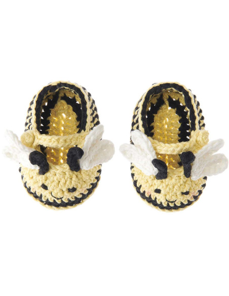 Häkelset Baby Booties - Biene