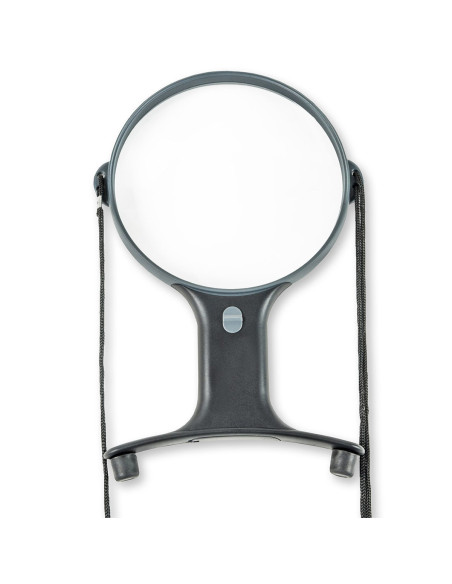 Verstellbare, freihändige Leuchtlupe mit Kordel Magnishine Carson Optical