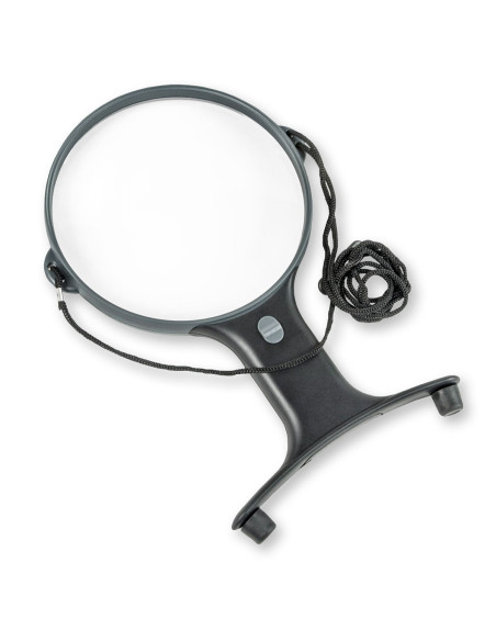 Verstellbare, freihändige Leuchtlupe mit Kordel Magnishine Carson Optical