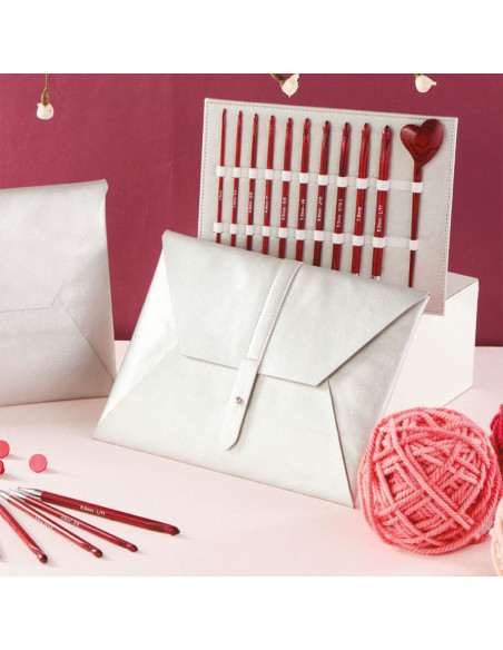 Tasche mit tunesischen Häkelnadeln Amore KnitPro