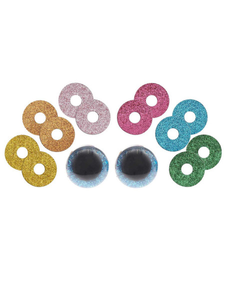 Sicherheitsaugen 6 Farben Ricorumi 30 mm - 1 Paar
