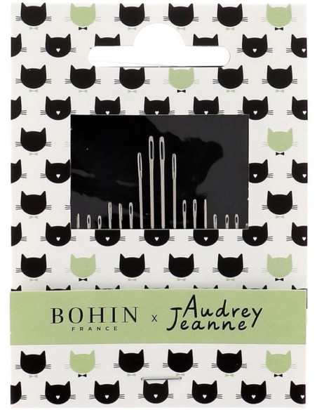 Heft mit 20 Näh- und Stopfnadeln Bohin x Audrey Jeanne