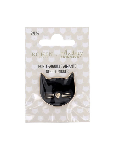 Magnetischer Nadelhalter Bohin - Schwarze Katze