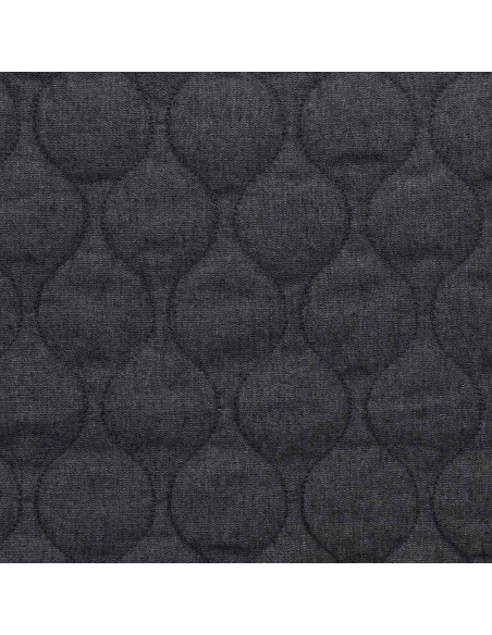 Gesteppter Baumwollstoff Welle - Denim Chambray