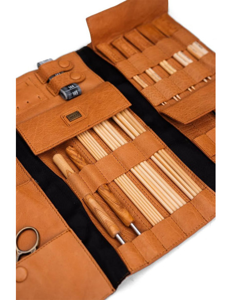 Etui für Stricknadeln Muud Lucy - Whisky