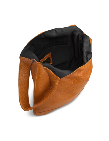 Muud Dzana Shopper-Handtasche aus Leder - Whisky