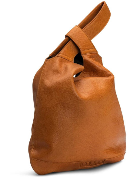 Muud Dzana Shopper-Handtasche aus Leder - Whisky