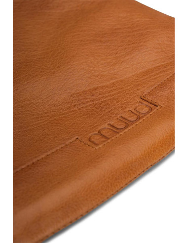 Muud Dzana Shopper-Handtasche aus Leder - Whisky