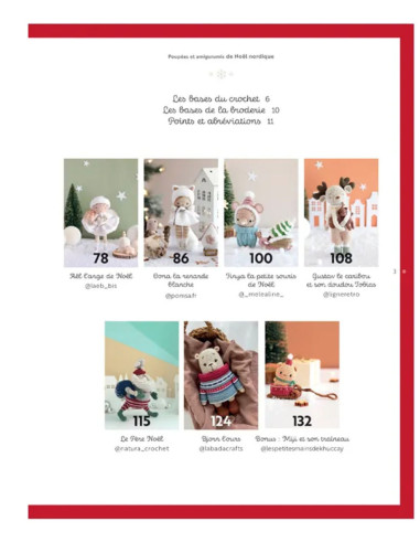 Buch über nordische Weihnachts-Puppen & Amigurumis zum Häkeln