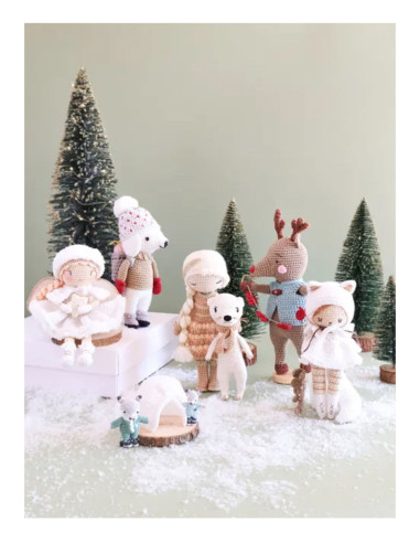 Buch über nordische Weihnachts-Puppen & Amigurumis zum Häkeln