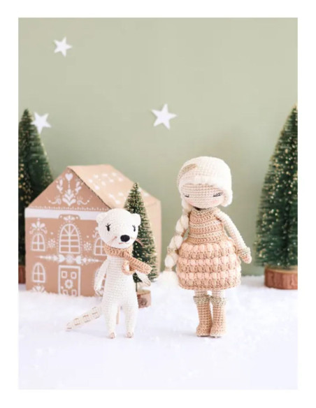 Buch über nordische Weihnachts-Puppen & Amigurumis zum Häkeln
