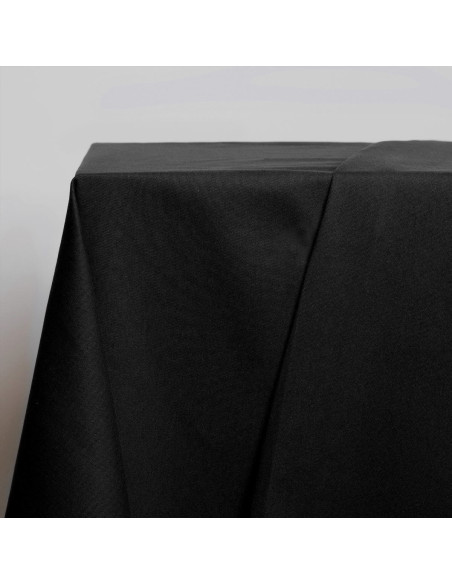 Leichter Baumwoll-Gabardine-Stoff in Schwarz - Atelier Brunette