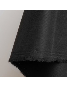 Leichter Baumwoll-Gabardine-Stoff in Schwarz - Atelier Brunette 2