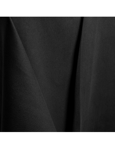 Leichter Baumwoll-Gabardine-Stoff in Schwarz - Atelier Brunette