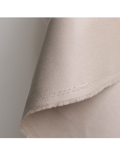 Leichter Gabardine-Stoff aus Baumwolle Sandy Sand - Atelier Brunette 2