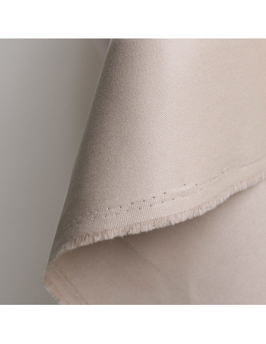 Leichter Gabardine-Stoff aus Baumwolle Sandy Sand - Atelier Brunette