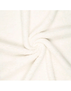 Sherpa-Stoff - Ecru