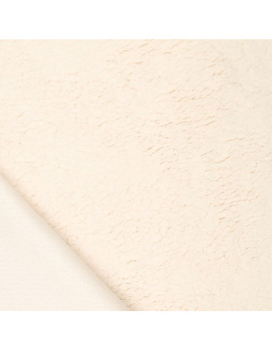 Sherpa-Stoff - Creme