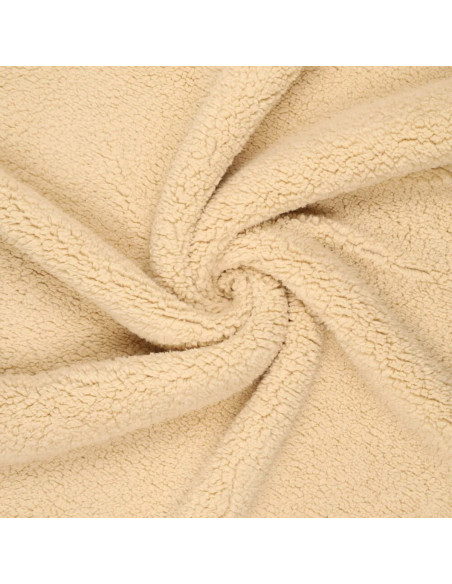 Sherpa-Stoff - Beige