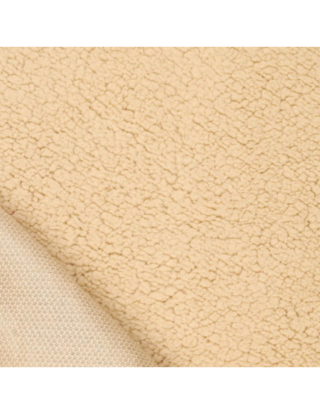 Sherpa-Stoff - Beige