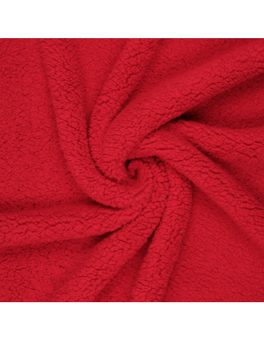 Sherpa-Stoff - Rot