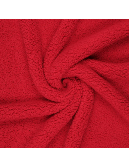 Sherpa-Stoff - Rot