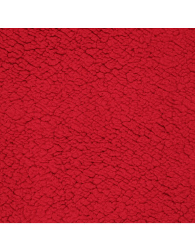 Sherpa-Stoff - Rot