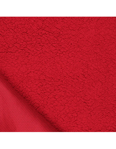 Sherpa-Stoff - Rot