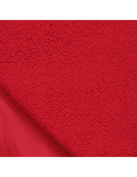 Sherpa-Stoff - Rot