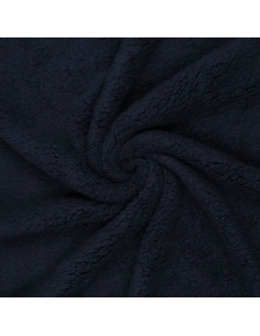 Sherpa-Stoff - Dunkelmarineblau