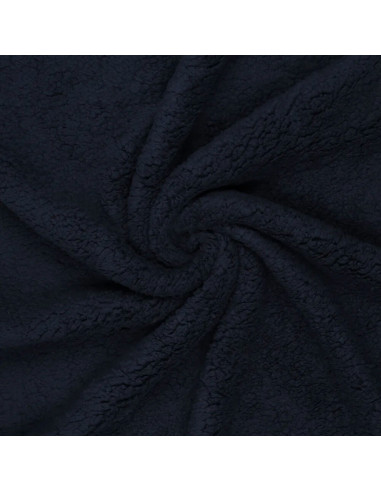 Sherpa-Stoff - Dunkelmarineblau