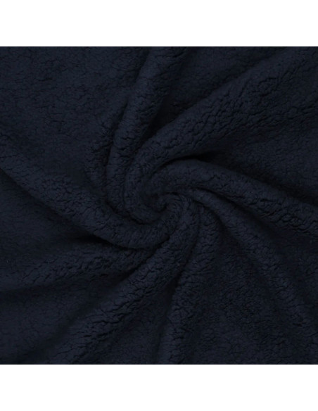 Sherpa-Stoff - Dunkelmarineblau