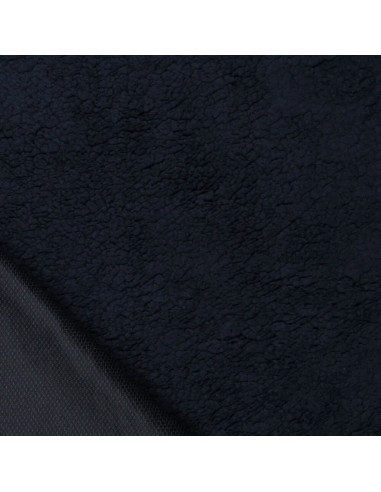 Sherpa-Stoff - Dunkelmarineblau