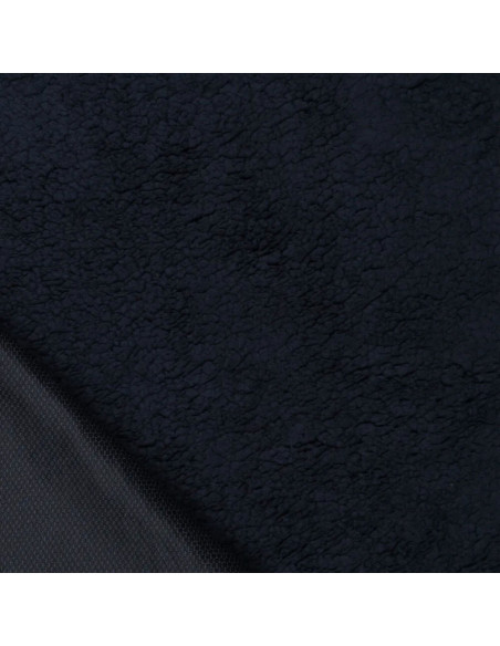 Sherpa-Stoff - Dunkelmarineblau