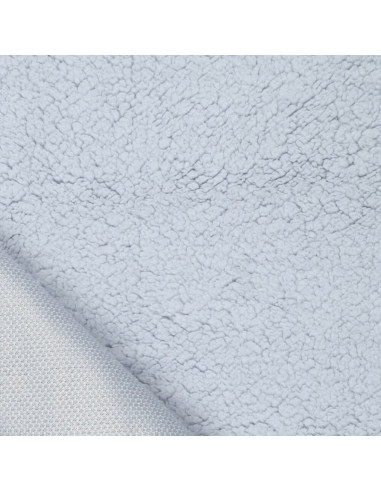 Sherpa-Stoff - Blaugrau
