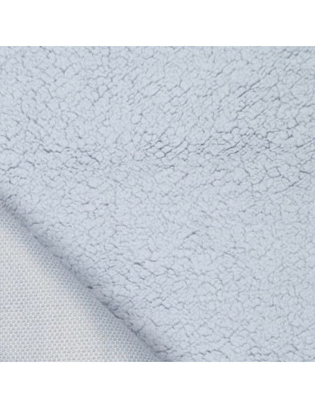 Sherpa-Stoff - Blaugrau