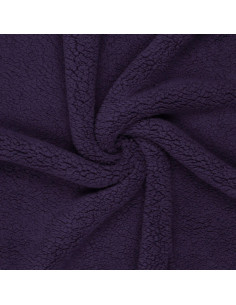 Sherpa-Stoff - Dunkelviolett