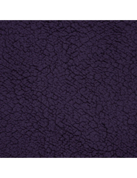 Sherpa-Stoff - Dunkelviolett